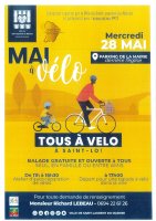 Affiche - Mai à vélo